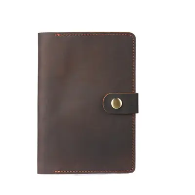 1158 Genuine Leather Crazy Horse Passport Travel Wallet Card Holder - 7