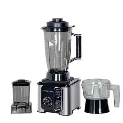 Paslanmaz Çelik Blender, 3/6/8 Fonksiyonlu Mutfak Robotu - 7