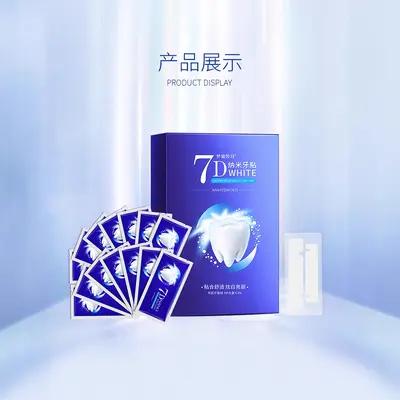 7D Mint Enzyme Teeth Whitening Strips, Stain Removal - 4