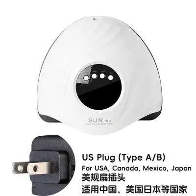 Sınır ötesi 19A manikür ışık terapisi makinesi UV oje yapıştırıcısı pişirme lambası led hızlı kuruyan tırnak kurutucu kürleme 150w yüksek güç - 7