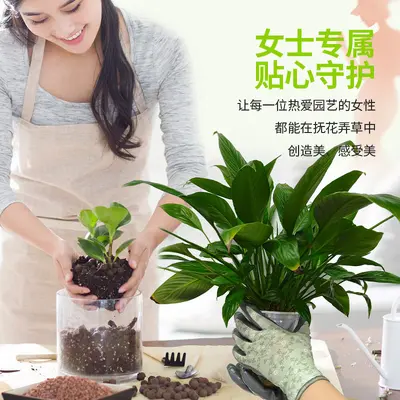Floral Gardening Gloves, Puncture-Resistant and Waterproof, for Rose Planting
