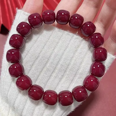 Doğal beyaz yeşim bodhi kökü bileklik, yüksek parlaklıkta bodhi boncuklar, yumuşak dokunuşlu, unisex bileklik, üreticiden doğrudan toptan satış. - 13