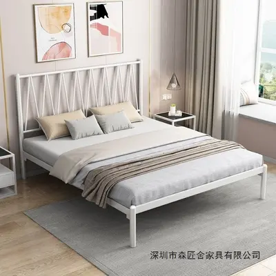 European-Style Modern Wrought Iron Bed, 1.5 m and 1.8 m