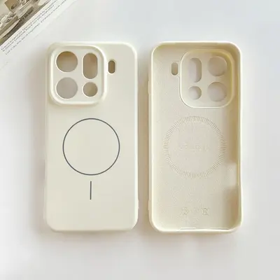 Liquid Silicone Phone Case for OPPO FindX10 with Thin Magnetic Ring - 7