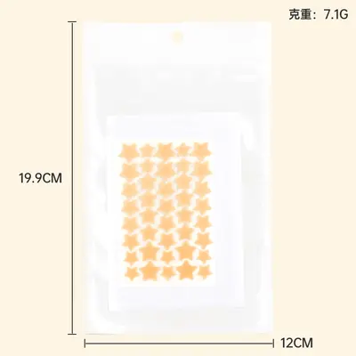 Star-Shaped Acne Patches, Concealing, Thin, Breathable, Day and Night Use - 11