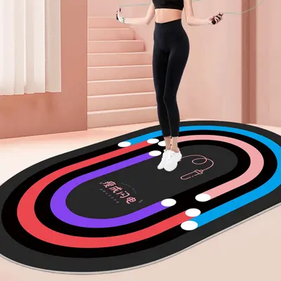 Thick Anti-Slip Shock-Absorbing Silent Yoga and Fitness Mat for Home Use - 12