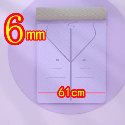 定制批发tpe瑜伽垫防滑减震隔音加宽跳绳地垫健身垫厂家静音减震 - 12