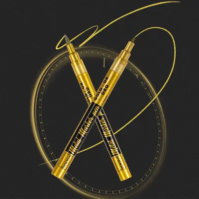 Metallic Oil-Based Paint Marker Pen, Gold and Silver 2.0
