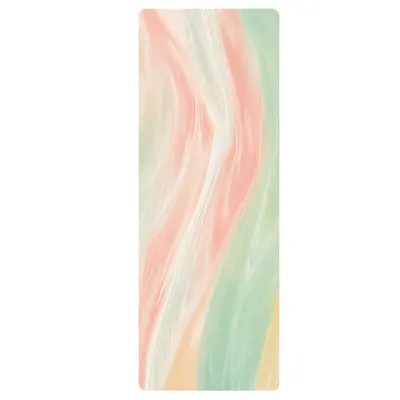 5mm Kalın Süet Yoga Matı, 80cm Genişlikte, Ter Emici ve Kaymaz - 5