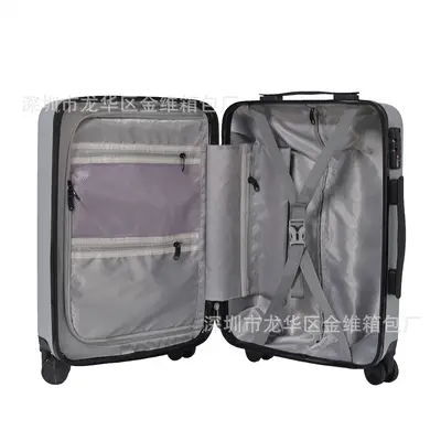 Carry-on Suitcase with Fingerprint Lock and Scale - 6