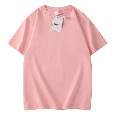 220g schweres Oversize-Kurzarm-T-Shirt mit Schulterfall, Logodruck - 13