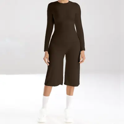 Long Sleeve Yoga Set Women Two-Piece Quick-Dry High Waist Fitness Wear - 8