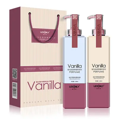 Hair and Body Care Set with Shampoo, Conditioner and Body Wash Gift Box - 7