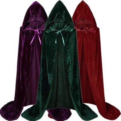 Halloween Hooded Cape, Cosplay and Stage Costume - 2