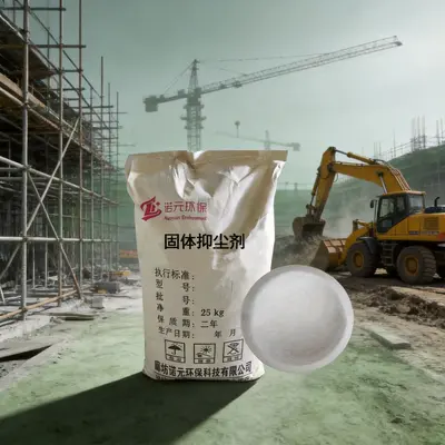 Nuoyuan Solid Dust Suppressant, Eco-Friendly Dust Control Material for Construction Sites