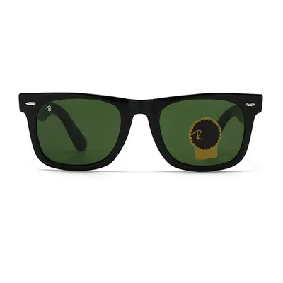 Glass Lens Square Frame Sunglasses Model 2140 - 10