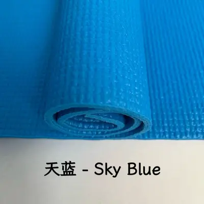 7 renk PVC yoga matı, yüksek esneklikli ve yırtılmaya dayanıklı - 11
