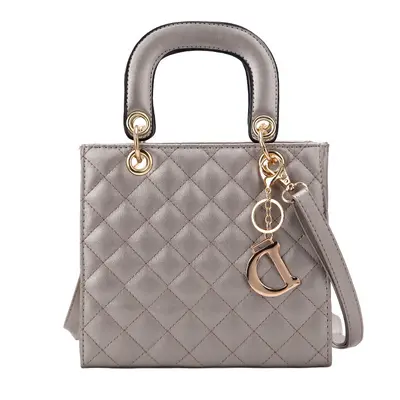 Women's Princess Diana Handbag, Diamond Quilted Chain Small Crossbody Bag - 3