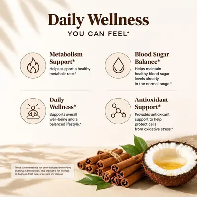 Metabolae Ceylon Cinnamon Capsules with MCT Oil - 3