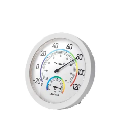 150mm 6 İnç Büyük Kadranlı İç Mekan Termo-Higrometre, ABS Malzeme - 7