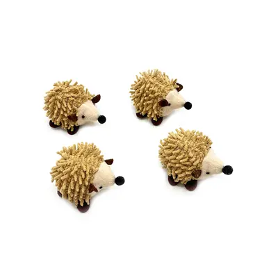 Plush Hedgehog Cat Toy Scratch and Self-Play - 3