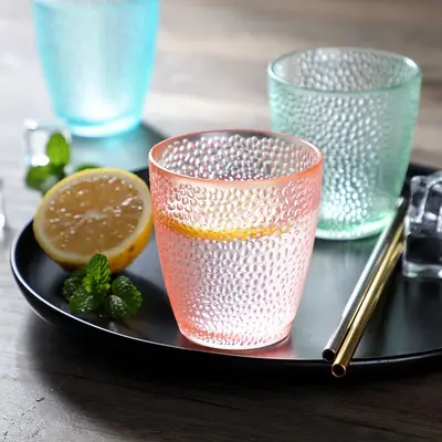 Anti-sonbahar akrilik yüksek sıcaklığa dayanıklı otel plastik bira bardağı restoran meyve suyu bardağı ev içme bardağı ticari su bardağı - 5