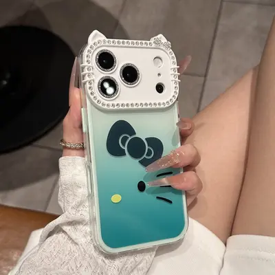 iPhone 17 Pro Max / 16 Pro / 15 Katzenohren Ombre Farbverlauf - 9