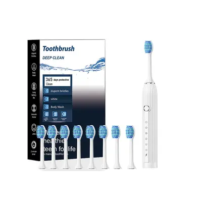 Cross-Border Popular Electric Toothbrush Deep Cleaning Toothbrush Household Type Magnetic Levitation Motor Home Package Wholesale