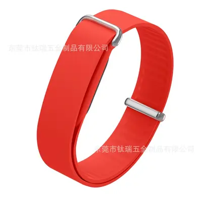 Silicone Loop Buckle Watch Band for Google Fitbit Air - 10