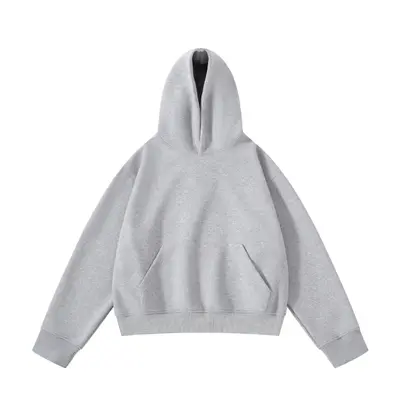 RUIIENRS x ROPUCHA kısa boxy kapüşonlu sweatshirt, 420g, FW228 - 10