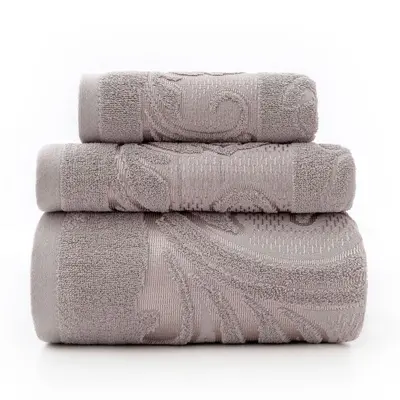 Jacquard-Baumwoll-Handtuchgarnitur, Erwachsene, reine Baumwolle - 10