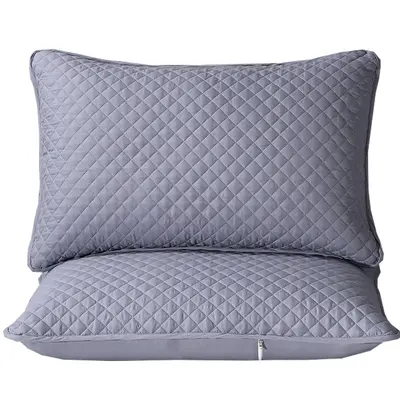 Zippered Quilted Pillow Protector 48x74 cm, Sweat-Proof, Washable - 5