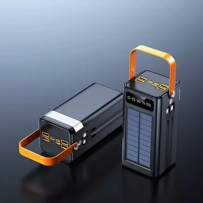 Outdoor Solar Super Fast Charging Powerbank 200000mAh Ultra High Capacity Mobile Power Bank - 7