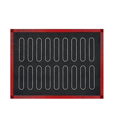 Backmatte Groß Backblech Antihaft-Backmatte hitzebeständig atmungsaktiv Silikon Glasfaser Ofenblech matte geschnittene Backmatte - 6