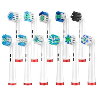 Compatible Oral-B Electric Toothbrush Replacement Heads - 3