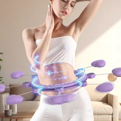 Smart Weighted Hula Hoop with Counter, Waist and Abdominal Slimming Fitness Hoop