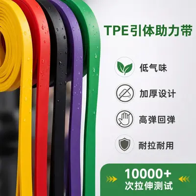 TPE Resistance Bands 5-Piece Set, Pull-Up Assist, Strength Training - 3