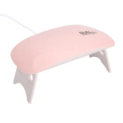 Mini oje jel kurutma lambası USB arabirimli katlanabilir Sunmini fare şeklinde fototerapi lambası küçük tırnak lambası - 12