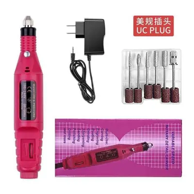 Tragbarer USB-Elektro-Nagelfeiler mit Nagelpflege-Schleifer, Nagelhaut-Entferner und Polierwerkzeug für grenzüberschreitende Beauty-Anwendungen - 9