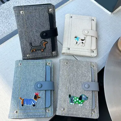 Puppy-design passport and document wallet for travel - 3