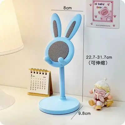 Phone holder, foldable telescopic, desktop and tablet stand - 11