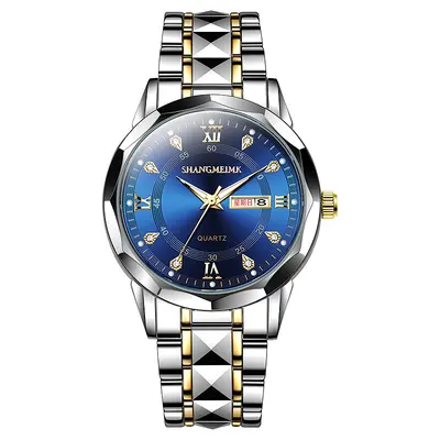 Herren-Quarzuhr Lederarmband wasserdicht