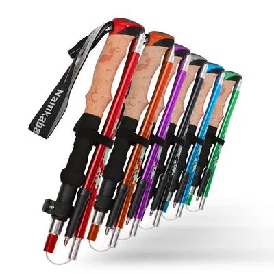 Namkabaw Ultralight Foldable Trekking Pole, 6061 Aluminum Alloy