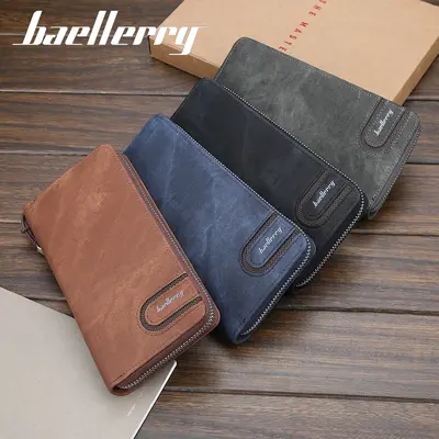Baellerry Erkek Uzun Fermuarlı Cüzdan, El Bileği Askılı - 3