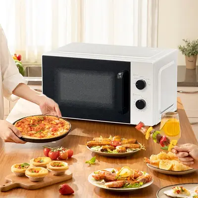 Visible Glass Household Microwave Oven with Turntable