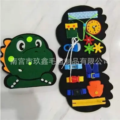 Filz Meşgul Panosu Montessori Erken Eğitim Oyuncağı - 10