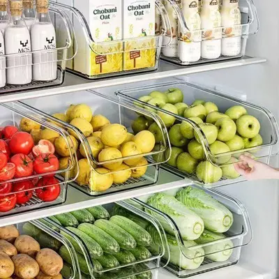 Kühlschrank-Organizer Schublade Gemüse-Obst-Lagerbox