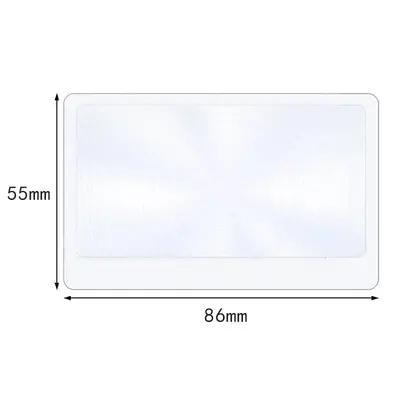 Handheld Fresnel Magnifier for Seniors, High Magnification - 7