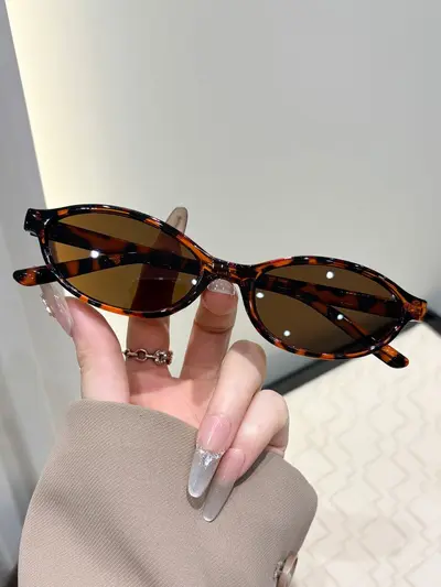 6-Piece Small Frame Sunglasses Set for Men and Women - 12