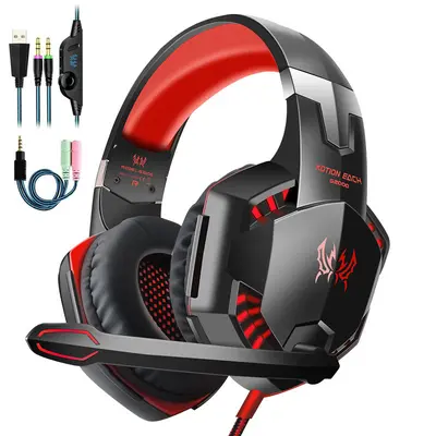 Yinzhuo G2000 beleuchtetes Stereo-Kabelkopfhörer für Computer, Gaming-Kopfhörer für PS5. - 8
